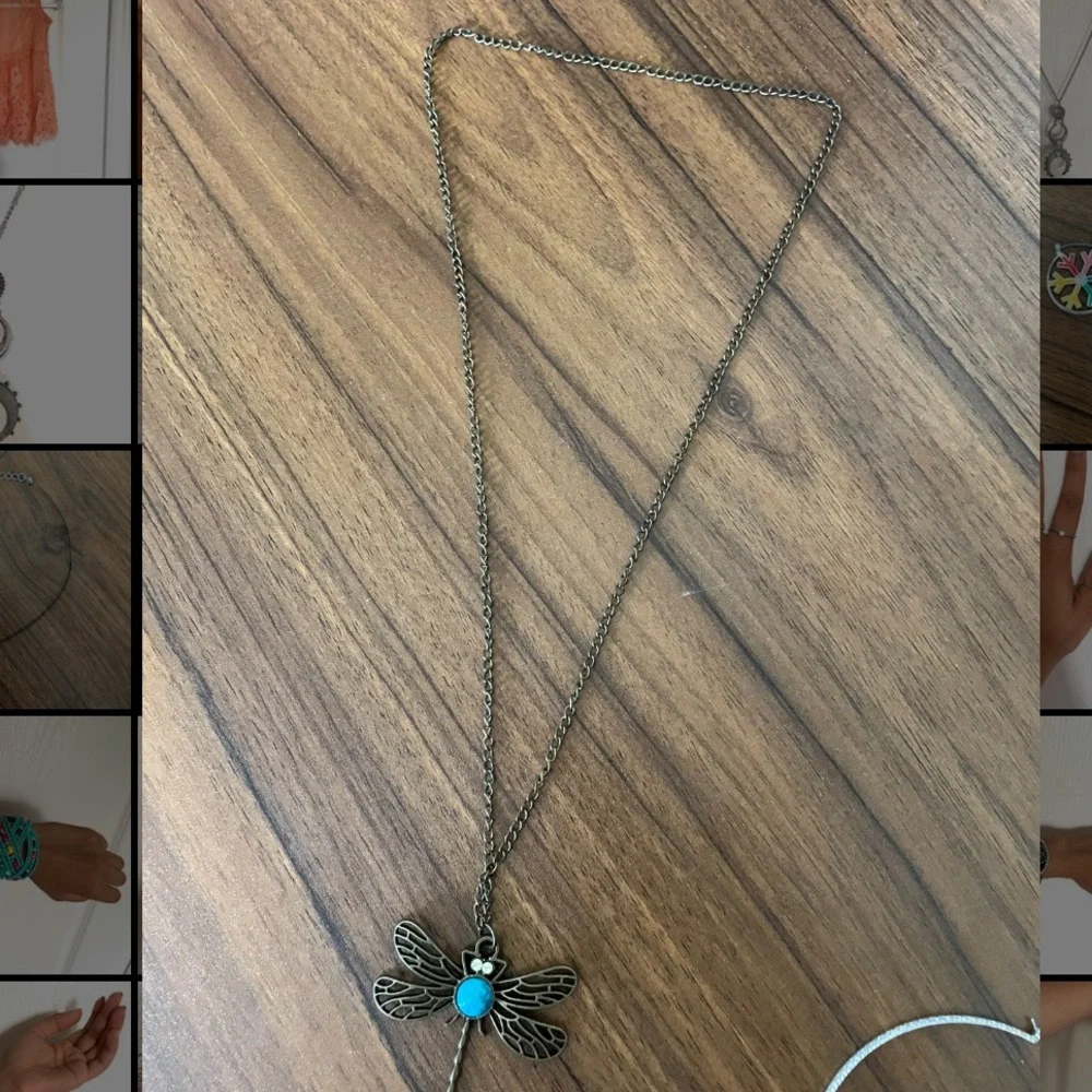 OverHead DragonFly Necklace - Picture 1 of 1